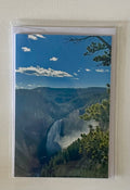 Water Fall: Yellowstone National Park 4x6 Photo on 4x6 Greeting Card