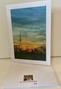 “Autumn Sky” 5x7 Blank Card w/ 4x6 Original Photo