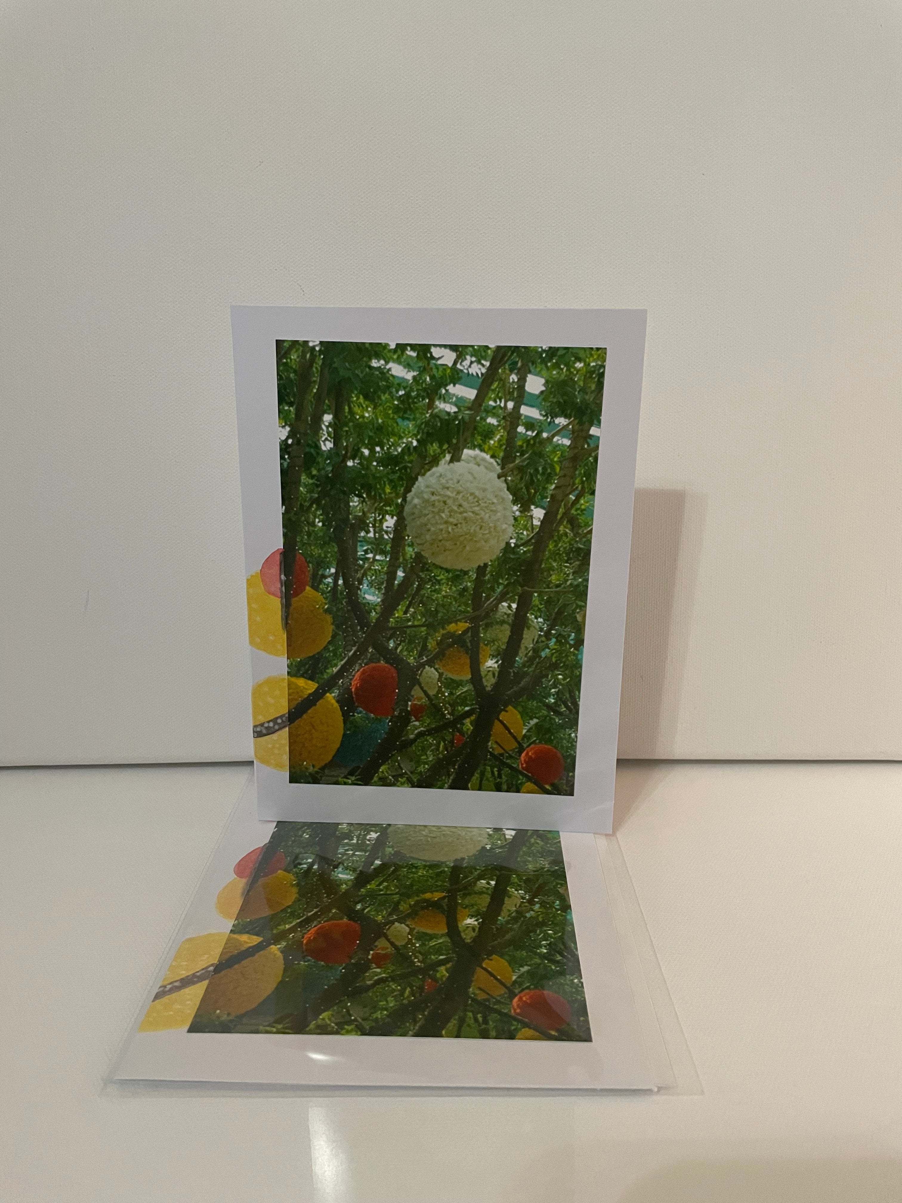 5x7 Original Photo Blank Greeting Card - “Atrium Florals” Wynn Las Vegas