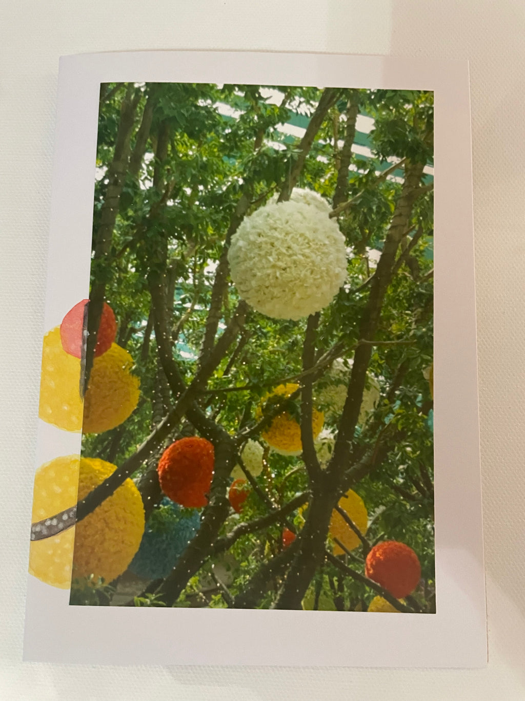 5x7 Original Photo Blank Greeting Card - “Atrium Florals” Wynn Las Vegas