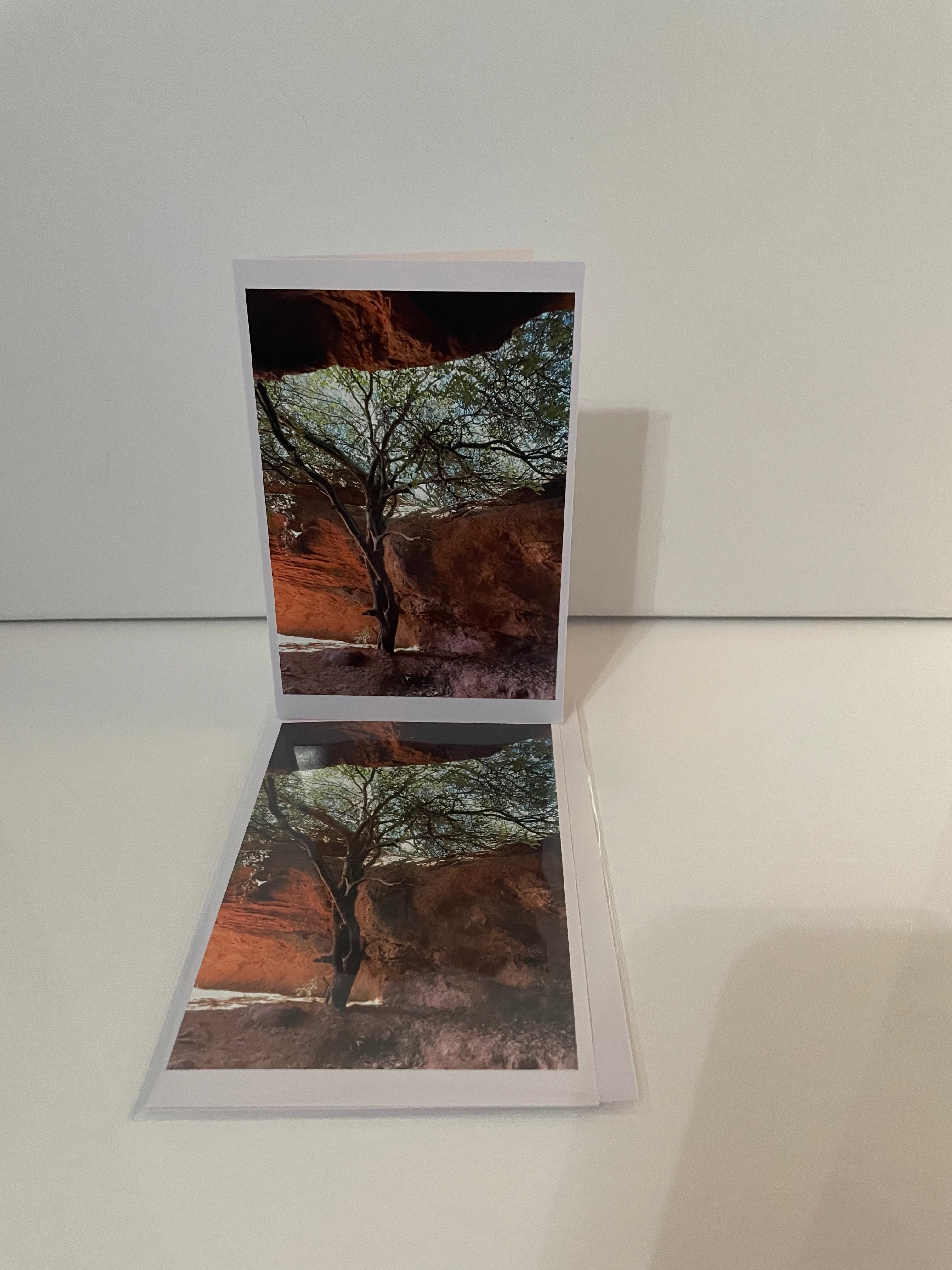 4x6 Original Photo Blank Greeting Card - Sandstone Cavern, St. George, UT