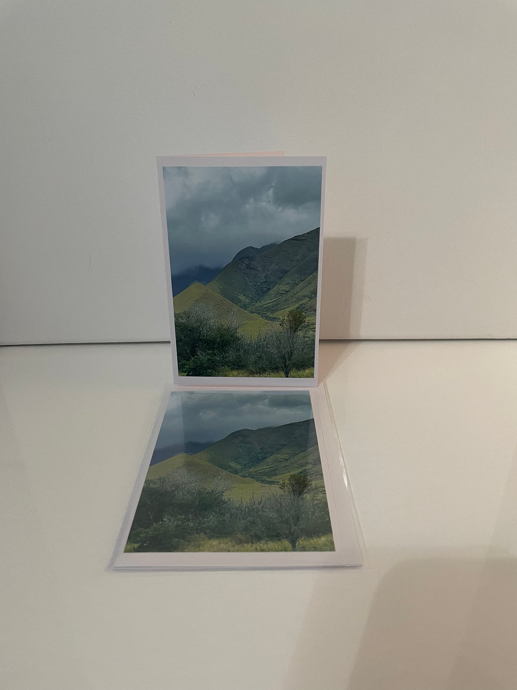 4x6 Original Photo Greeting Card - Foggy Montana Mountain Range