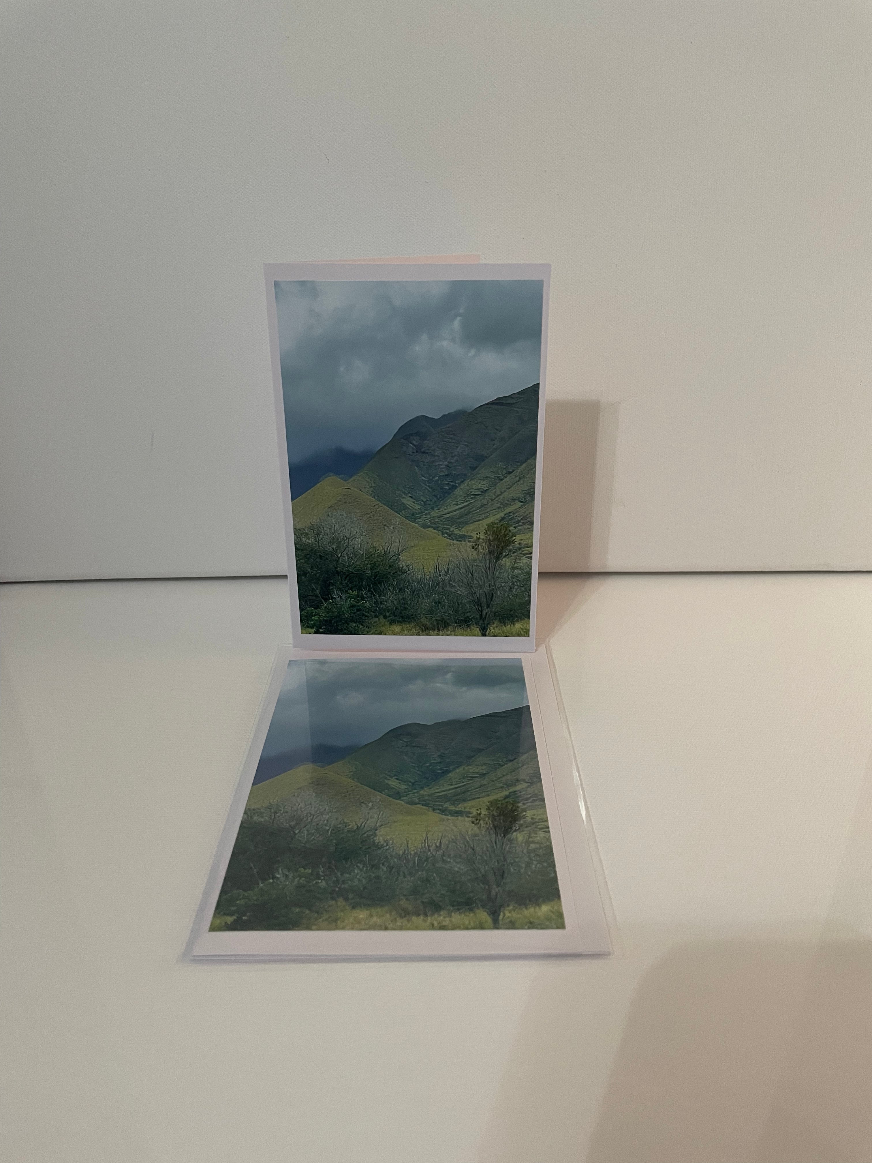 4x6 Original Photo Greeting Card - Foggy Montana Mountain Range