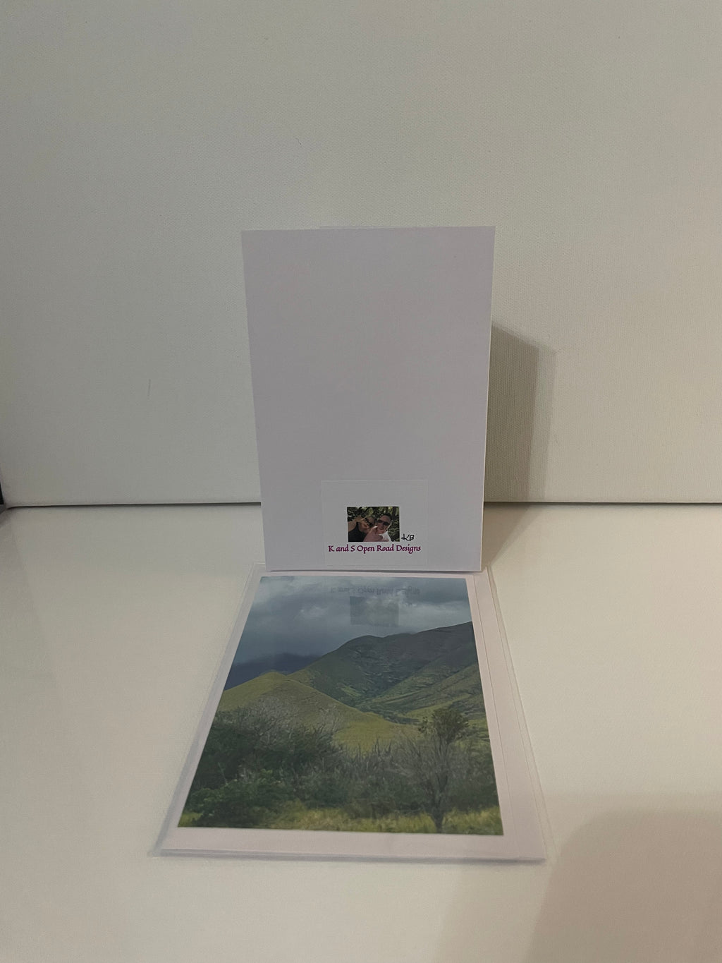 4x6 Original Photo Greeting Card - Foggy Montana Mountain Range